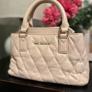 Vera Bradley Light Pink Quilted Mini Emma Handbag